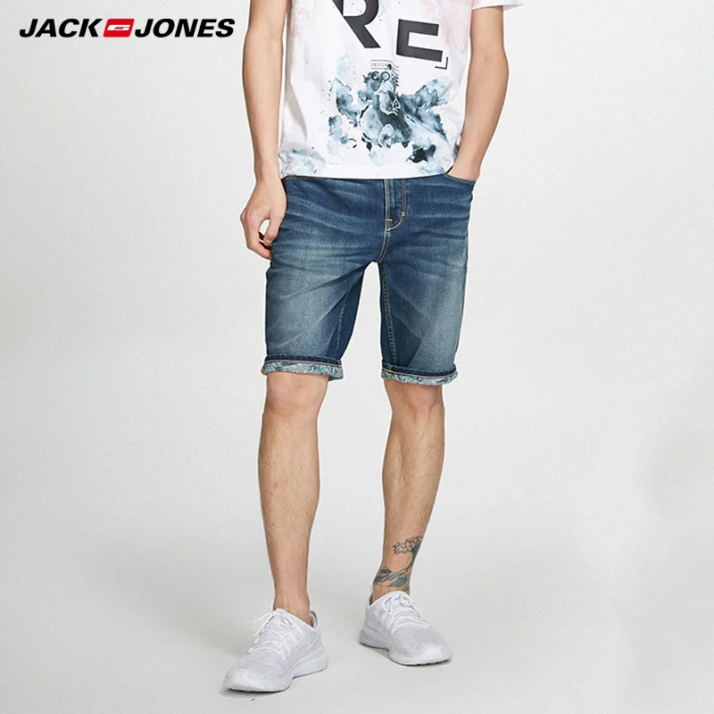 JackJones мужские весенние и летние узкие джинсовые шорты | 218243516|Мужские джинсы|