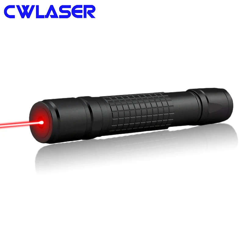 Фокусируемая красная лазерная указка CWLASER высокой мощности 200 мВт нм + подсветка (3