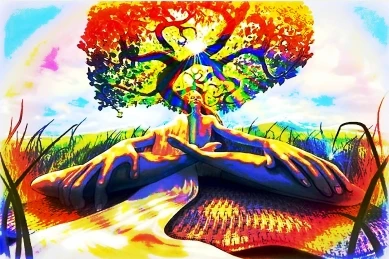 Возьмите трубу мальчик психоделическая кислота Lsd картина плакат шелковая ткань печать настенные картины для гостиной украшения спальни