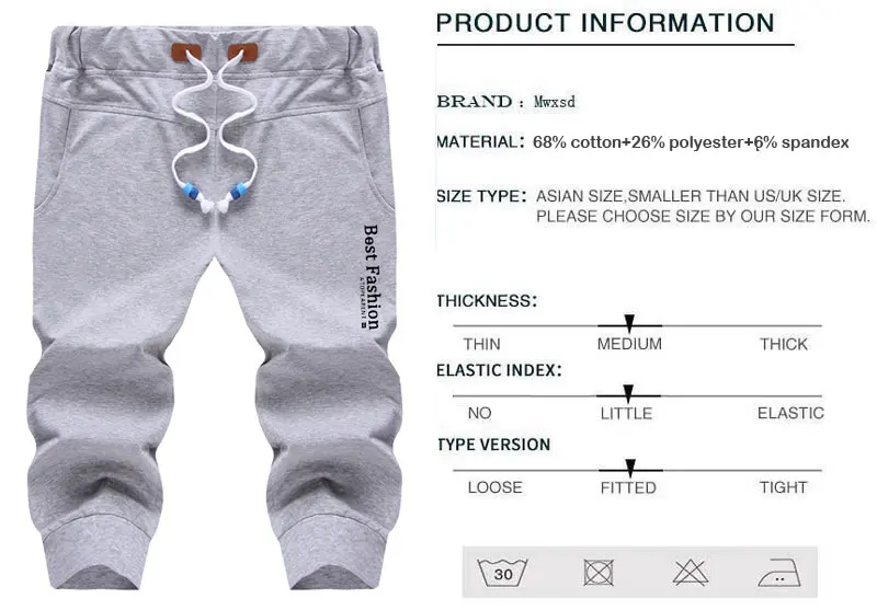Летние мужские повседневные jogger х/б мужские шорты с эластичной талией Мужские дышащие однотонные Дышащие Короткие штаны