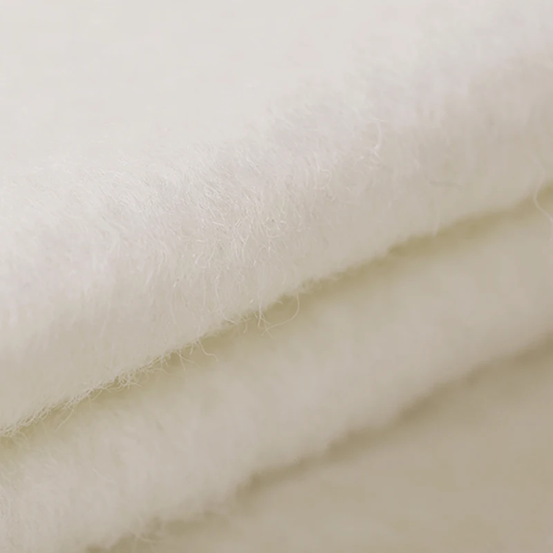 125CM Wide 660G/M Weight Long Velvet Blue Alpaca Wool Fabric for Autumn and Winter Dress Overcoat E235 | Дом и сад