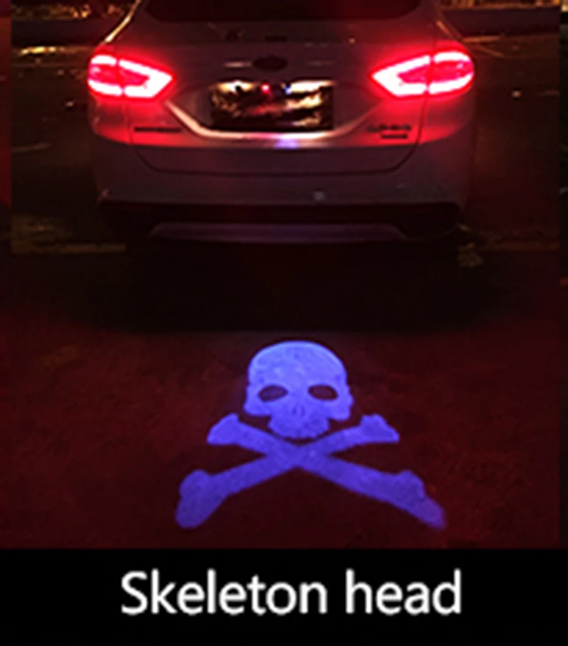 Автомобиль лазерного хвоста логотип светодиодный светильник анти столкновения