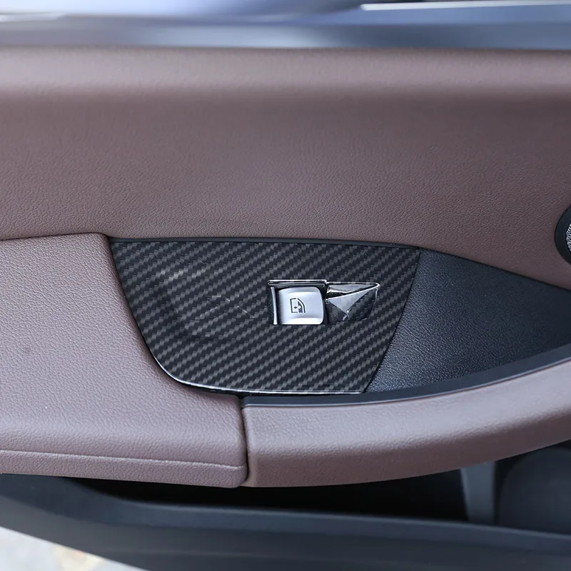 4 шт. стильный АБС пластик из углеродного волокна для BMW X3 G01 2018 2019 украшение окна