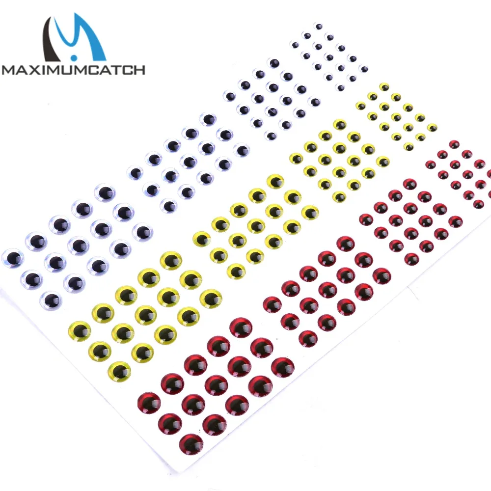 Рыболовные глаза для приманки Maximucatch рыболовные рыбалки из серебристого +