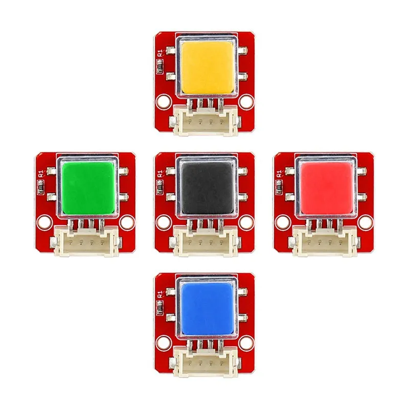 Elecrow 10 шт./лот Crowtail Button Module 2 0 для электронного набора сделай сам 2x2 см большой