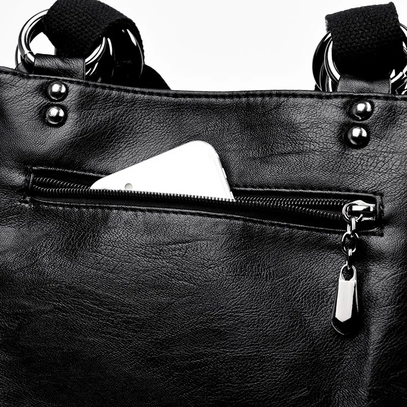 Женский рюкзак mochila feminina, повседневный многофункциональный женский кожаный рюкзак, женская сумка через плечо, сумка для путешествий