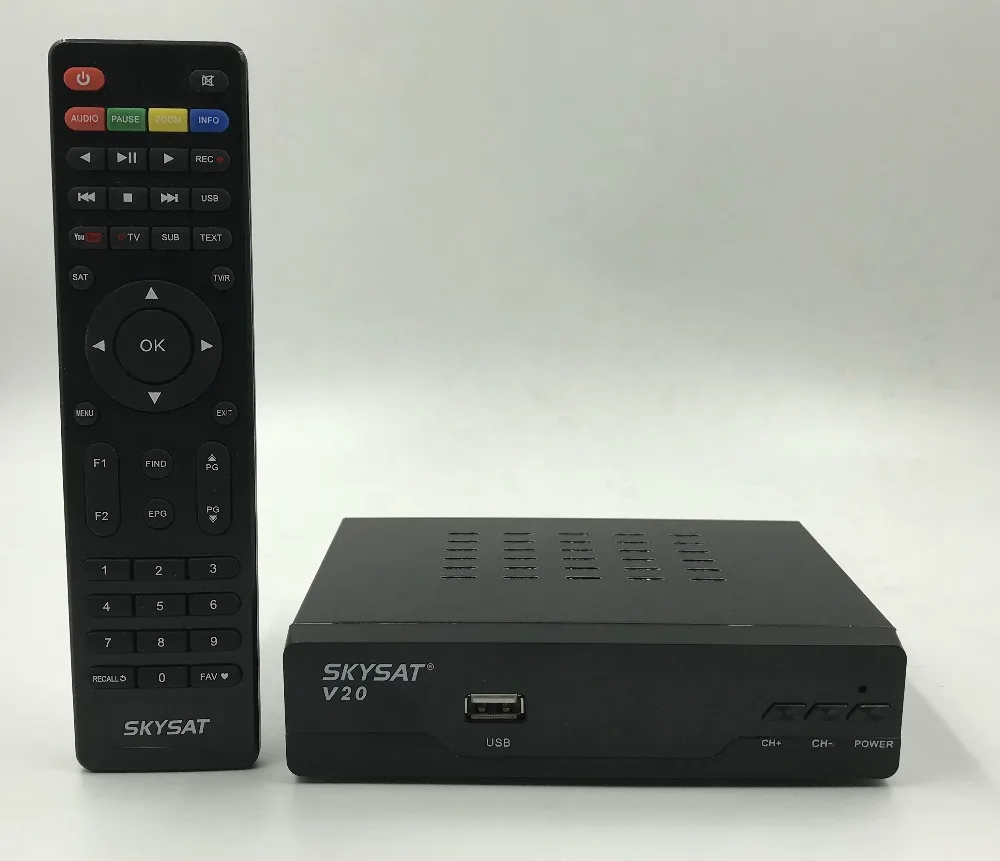 SKYSAT V20 с 2 Гб памяти LAN RJ45 Поддержка Wi Fi ACM cccamd Newcamd IPTV m3u Xtream коды Youtube Авто Powervu Biss H.265