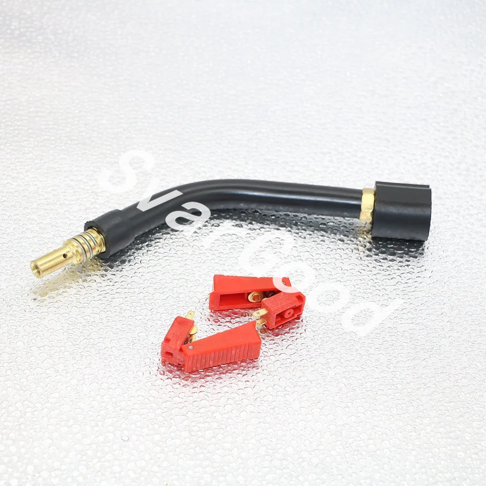

CO2 Mig Mag welding torch aircooled MB 1PCS 15AK swan neck contact tip switch