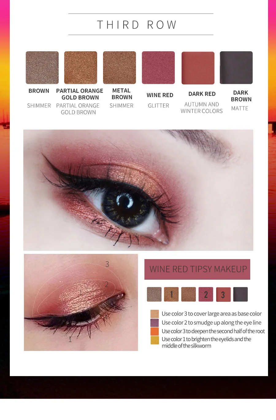 18 Colors Glitter Eyeshadow Makeup Pallete Matte Eye shadow Palette Shimmer and Shine Diamond Eyeshadow Powder Pigment Cosmetics