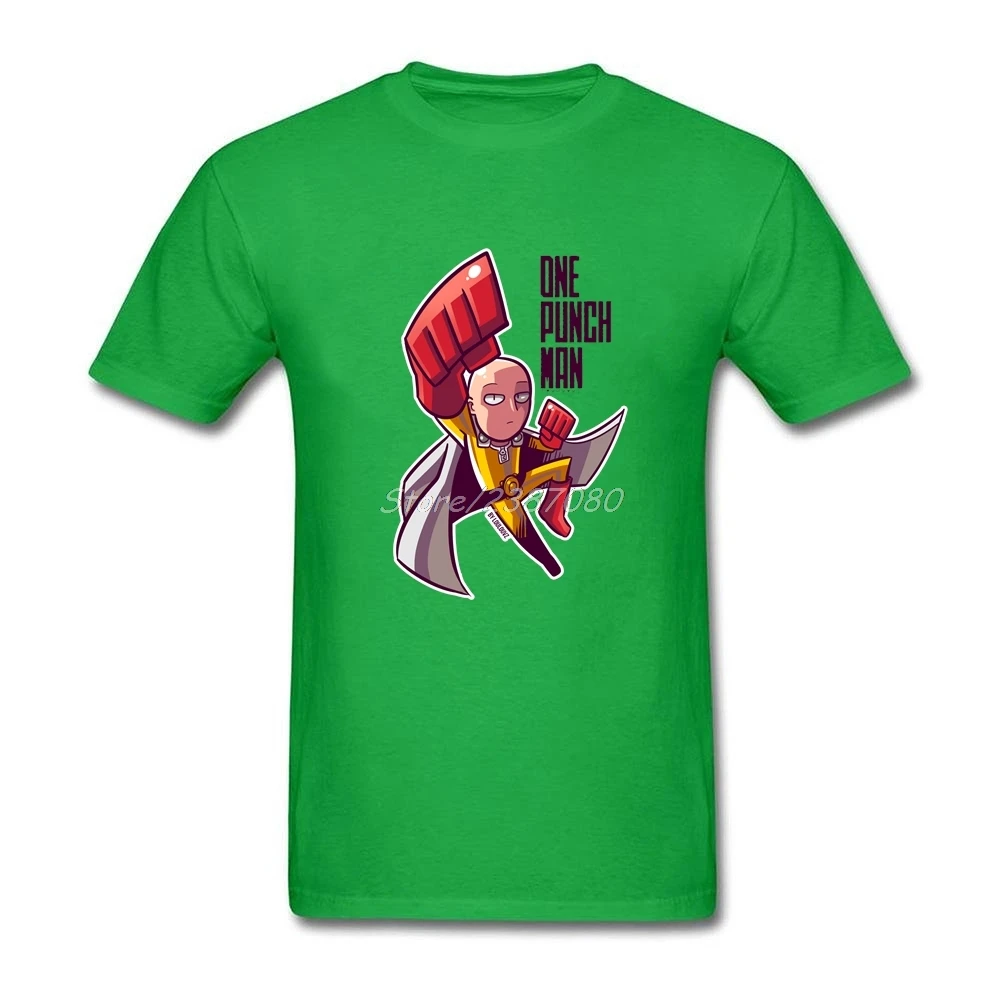 Pop One Punch Man Футболка Geek футболка Для мужчин из хлопка с круглым вырезом 3XL короткий