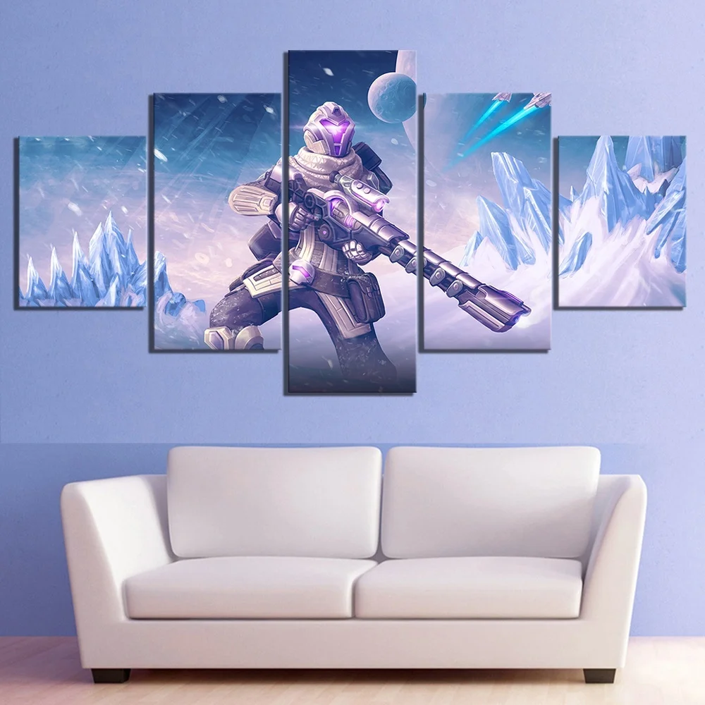 

5 шт., Постер для снайперской игры Paladins, Мультяшные картины, настенные картины для домашнего декора, настенное искусство
