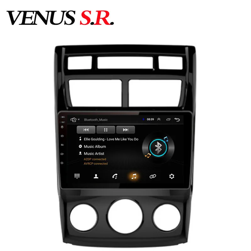 VenusSR Android 8,1 2.5D автомобильный dvd для KIA Sportage радио 2009- мультимедиа головное устройство gps навигация