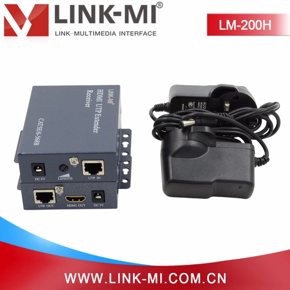 Длинный диапазон видео цифровой аудио удлинитель HDMI передатчик приемник 200 м