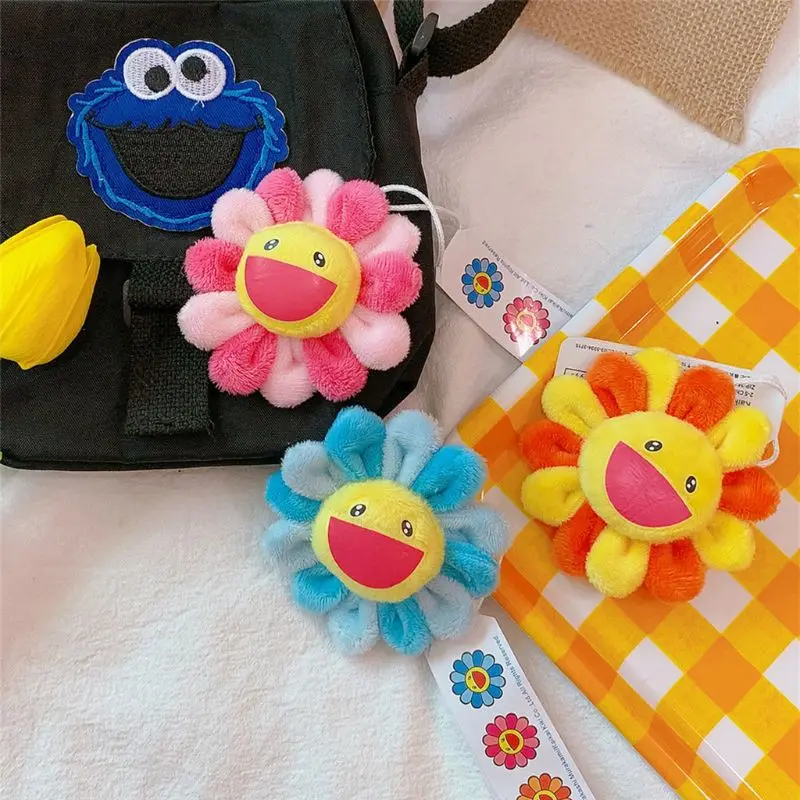 Детская женская летняя Радужная подвеска подсолнухи кукла брелок брошь заколка