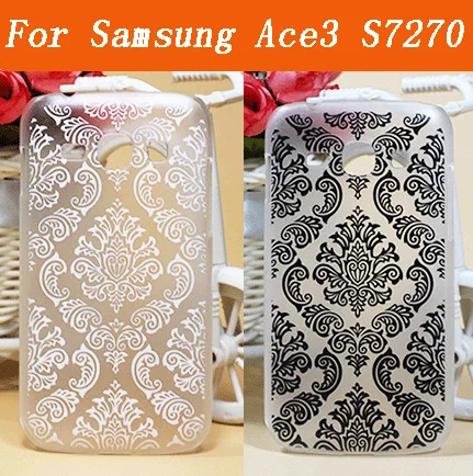 Модный черный и белый винтажный чехол накладка с цветочным рисунком для телефона