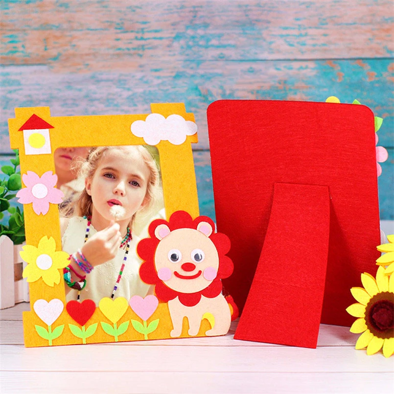3 шт./компл. 6 дюймов Детская DIY фоторамка наклейка поделки игрушки Нетканая ткань