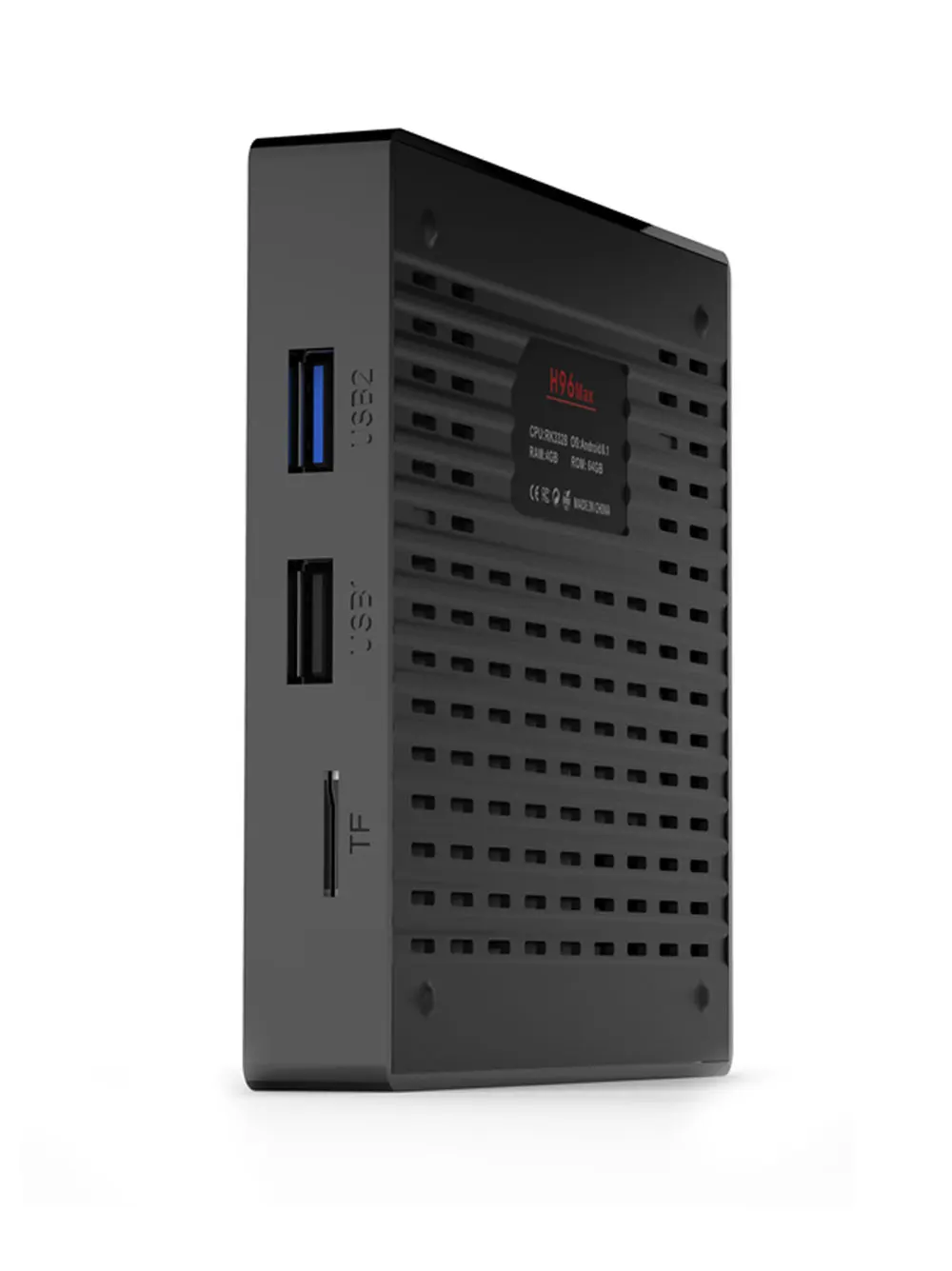 H96 MAX Plus Смарт ТВ приставка Android 8,1 ТВ приставка 4 Гб ОЗУ 32 Гб ПЗУ Rockchip RK3328 1080 p 4 k H.265 USB3.0 IP ТВ приставка