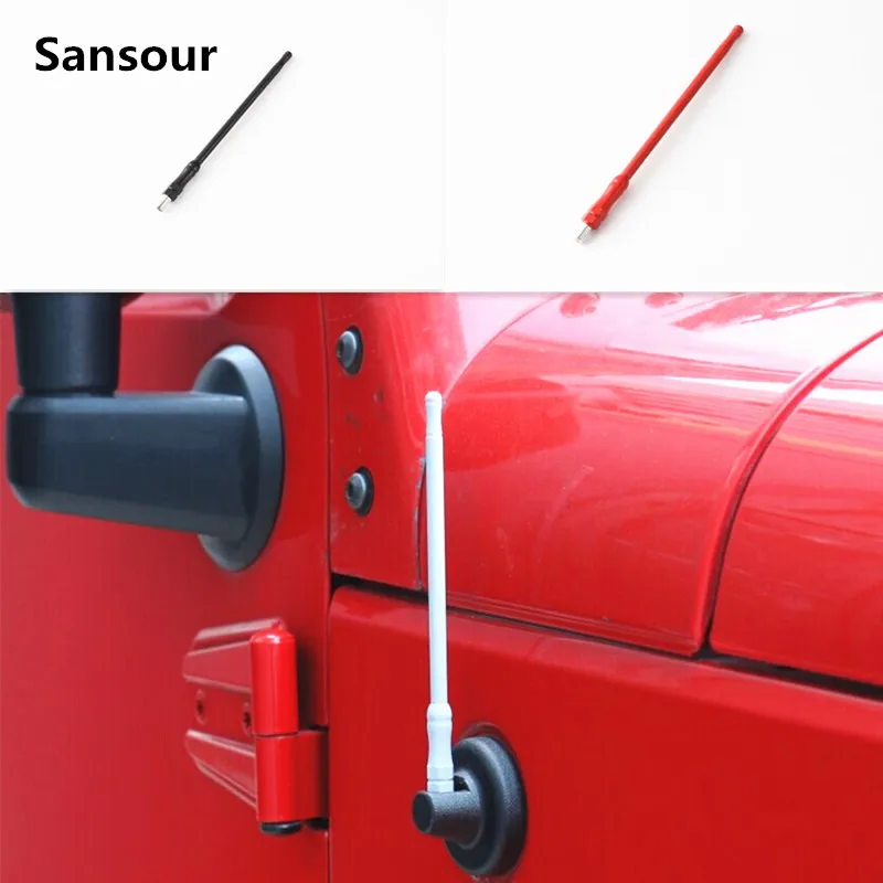 

Радиоприемник автомобильный Sansour 17 см, FM AM сигнальная антенна, проводящая мертальная антенна для Jeep Wrangler 2007-2016