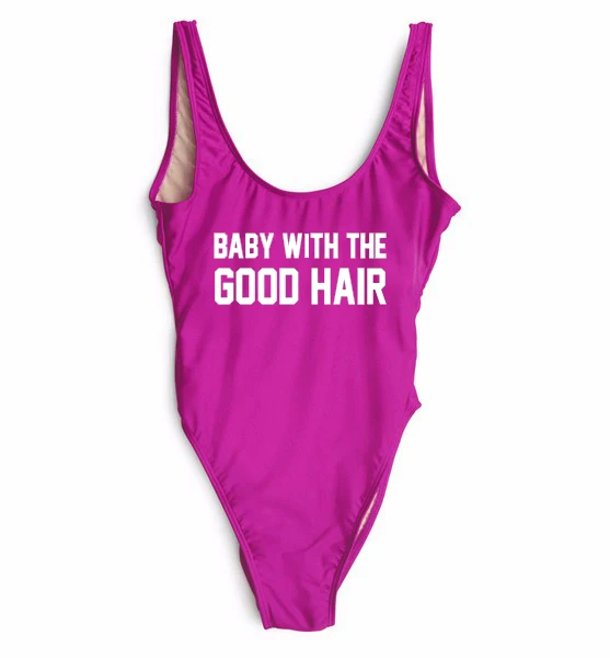 

BABY WITH THE GOOD HAIR Women Romper Top Bodysuit Sexy Backless Swimwear Bathing Suit Jumpsuits Beachwear One Pieces suit