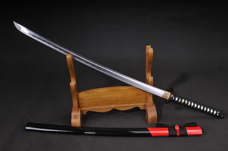 9260 Весенняя сталь катана ручной Кованый японский самурайский меч полностью