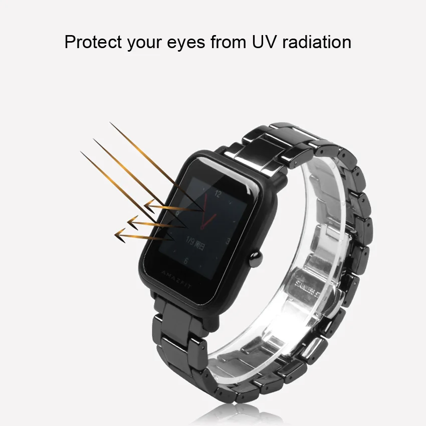 100 шт./упак. пленка для Huami amazfit Bip Bit Amazfit грани/темп/Stratos Экран защитная мягкий HD