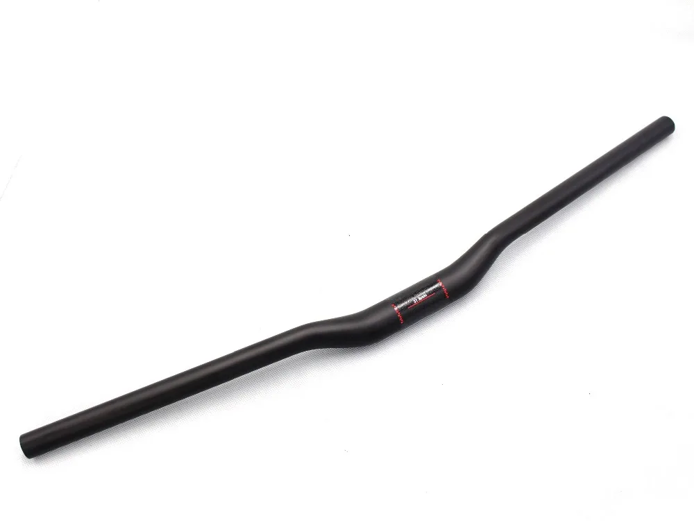 Плоский руль из углеродного волокна 3K для горного велосипеда полностью