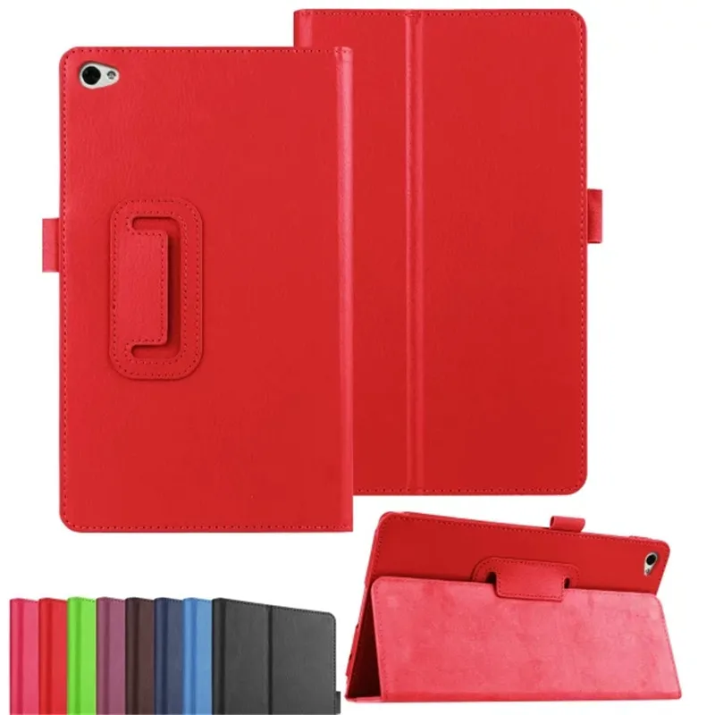 Роскошный чехол книжка из искусственной кожи с узором Личи для Huawei Media Pad M2 801W 8 0