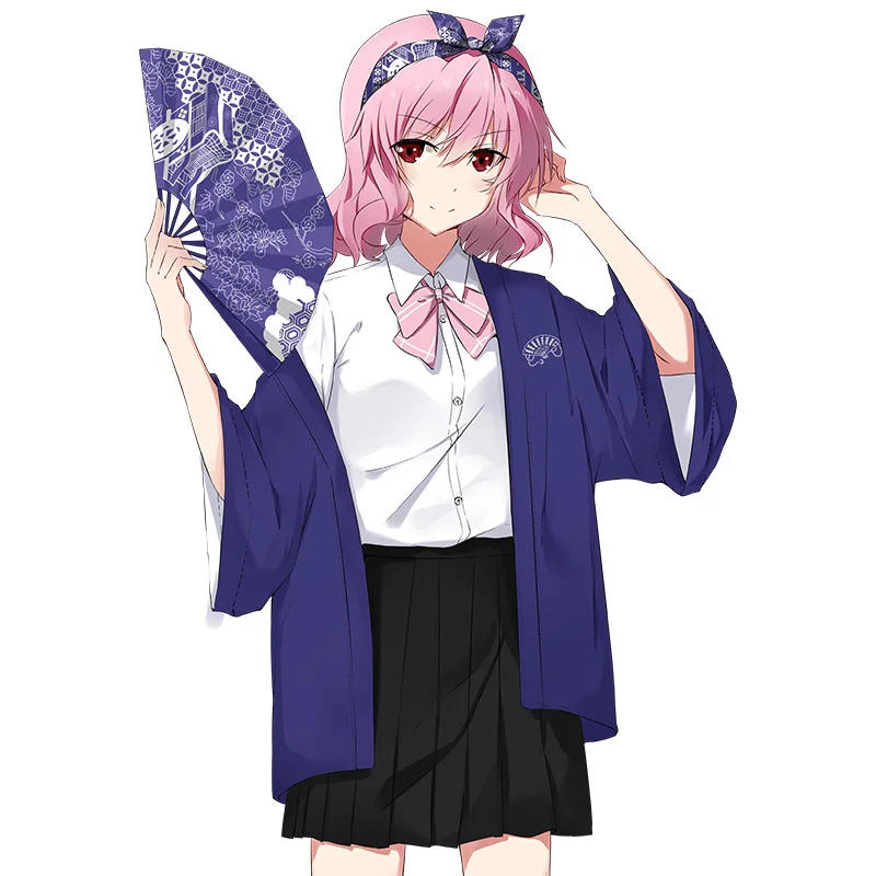 Аниме TouHou Project Saigyouji Yuyuko косплей кимоно юката верхняя одежда для женщин и мужчин