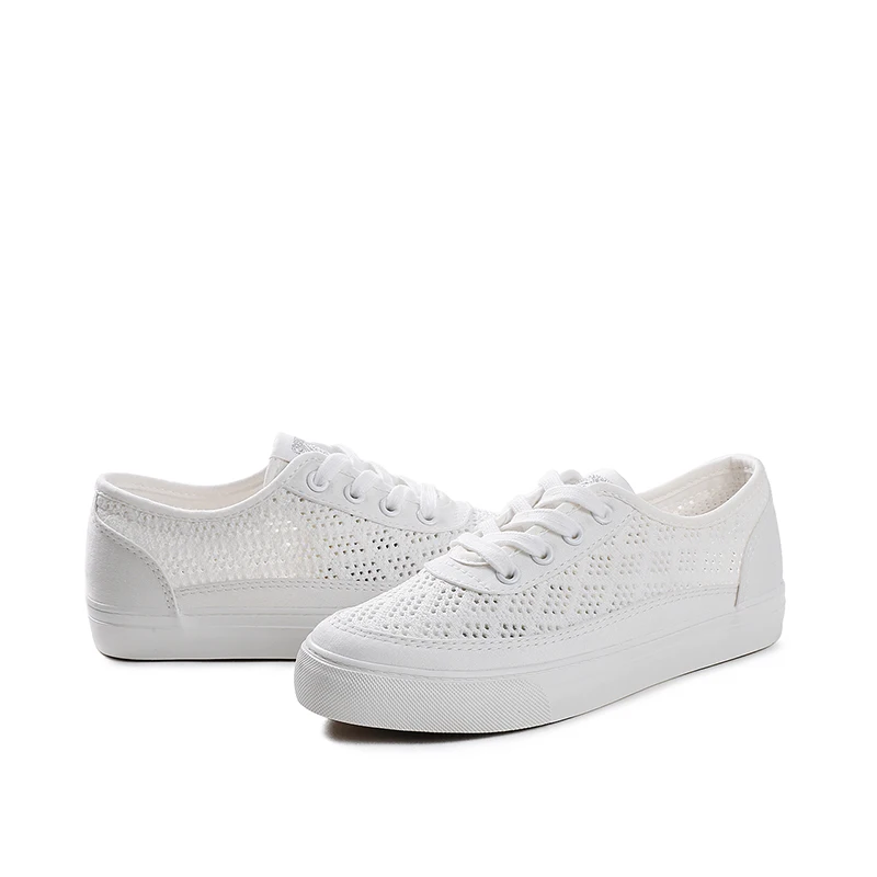 2018 2cm platform women shoes thick sole woman casual canvas Breathable Soft Women Flats | Обувь