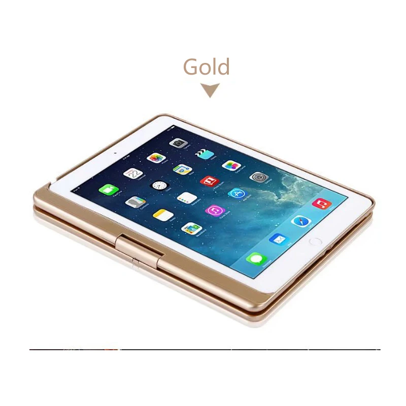 7 видов цветов беспроводной Bluetooth чехол с подсветкой для iPad 9 2017 2018
