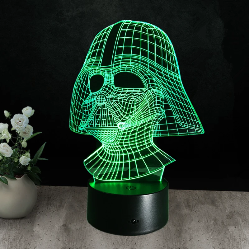Несколько Звездных Войн LED 3D ночные светильники креативный окружающий свет