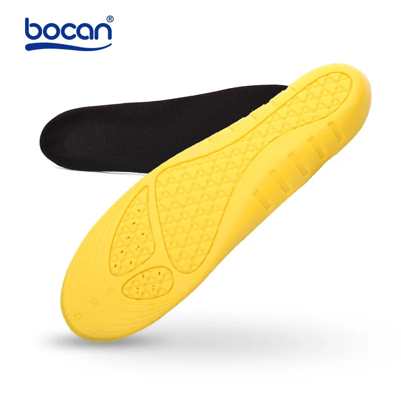 Bocan high quality insoles soft insoles arch pain relieve breathable insoles light weight for men and women shoe inserts