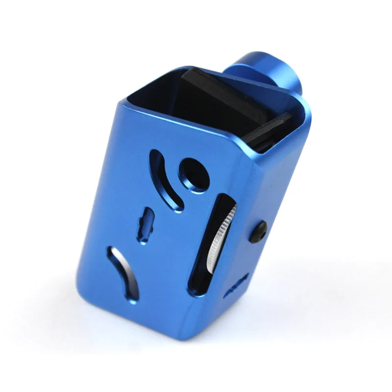 Blue Горячая страйкбол IPSC на 360 градусов вращающийся CNC алюминиевый подсумок для пейнтбола стрельбы пистолета - Цвет: Blue