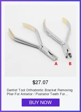 Стоматология ортодонтический кронштейн удаление щипцы/плоскогубцы из нержавеющей стали тип зуба стоматологическая клиника пункт