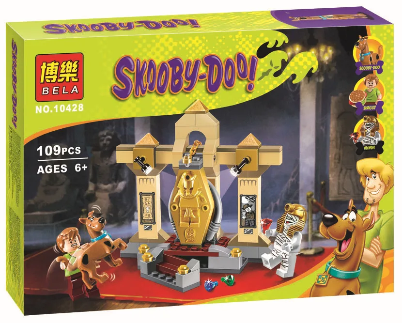 Museo BELA Scooby-doo 10428 Momia tapiceria Bloque de Construccion Modelo Kits Scooby Doo Maravillo Juguetes P030 | Игрушки и хобби