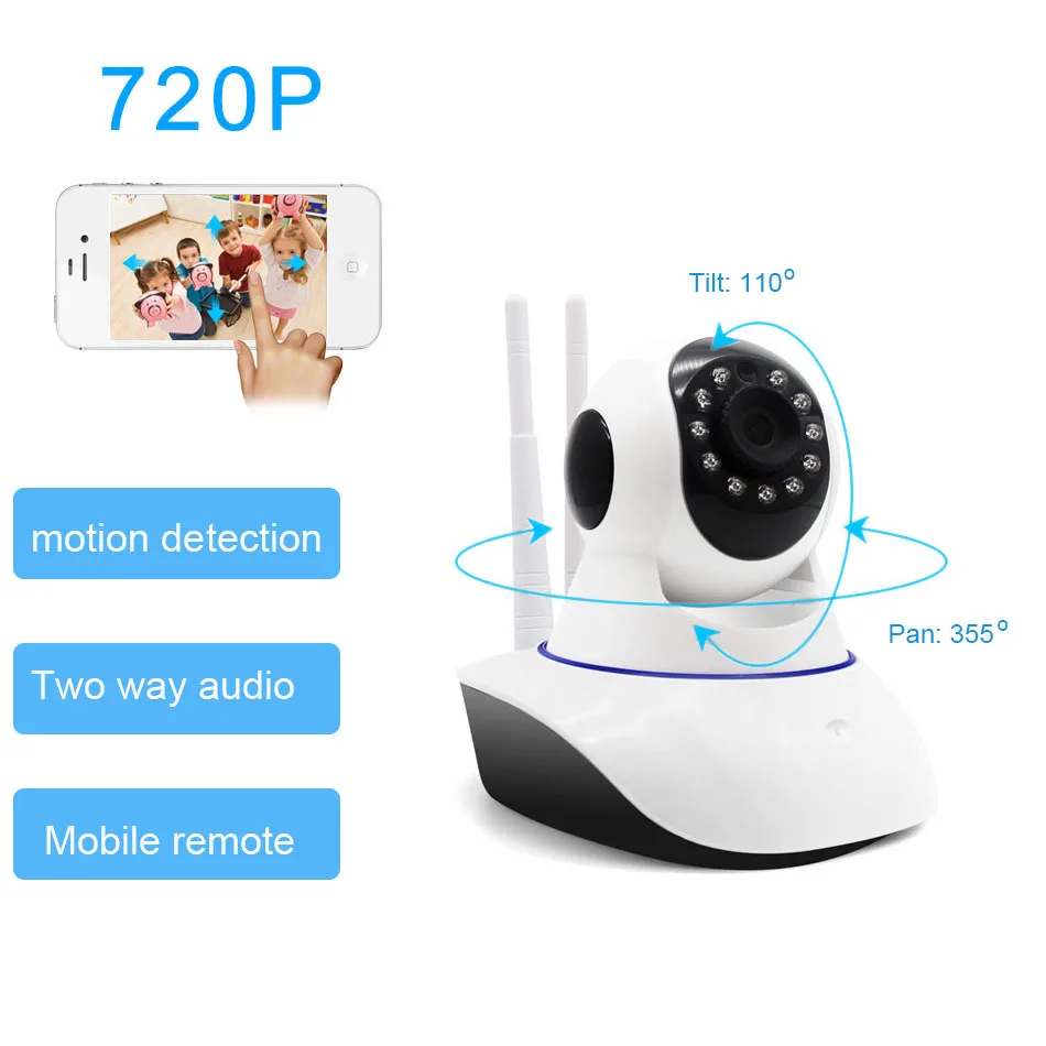 720 P ip-камера Yoosee Беспроводная Onvif домашняя охранная сеть PTZ видеонаблюдения Wifi