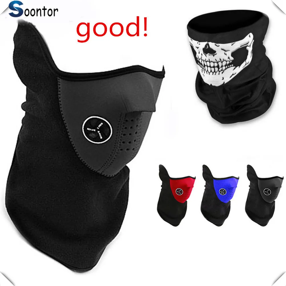 

Motorcycle Face Mask Cover Fleece Unisex Neck Guard skull Scarf White For KTM R MC-R KTM 450EXC-R 450RALLY REPLICA