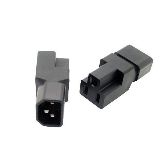 

IEC 320 C14 to Nema 5-15R AC adapter,IEC 3Pin Male to US Female Computer room server power conversion adapter AC PLUGUE