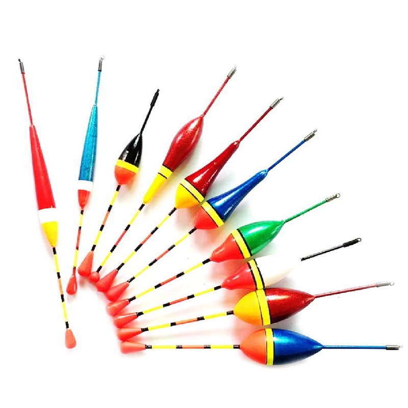 10 шт. набор поплавков для рыбалки буй поплавок разные размеры цветной светильник