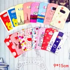 30 шт.лот, маленькие белые пластиковые пакеты с ручками, 9x15 см