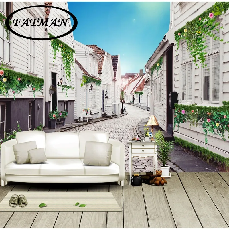 Дропшиппинг Fatman фото обои 3d ночного города обои Home Decor Гостиная Спальня обои Papel де сравнению 3d