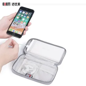 Сумка BUBM для внешнего аккумулятора, сумка для переноски, органайзер для кабеля, Портативная сумка для внешнего аккумулятора, компактная зарядка