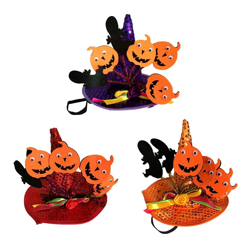Шляпа для животных тыква волшебник костюм на Хэллоуин платье паука одежда кошек