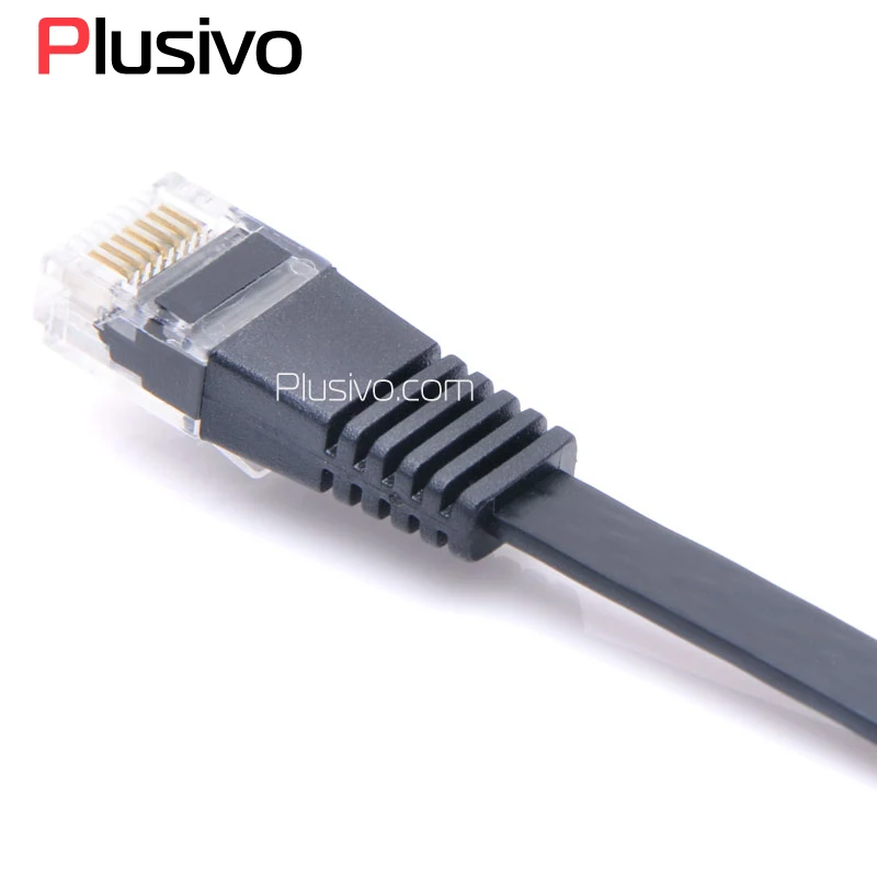 Быстрая скорость 1 5 м футов Ethernet кабели плоский CAT5e UTP сетевой кабель RJ45 патч LAN