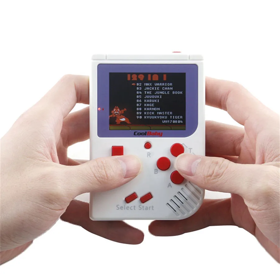 Coolboy ретро мини 2 портативная Классическая игровая консоль встроенные 129 игр