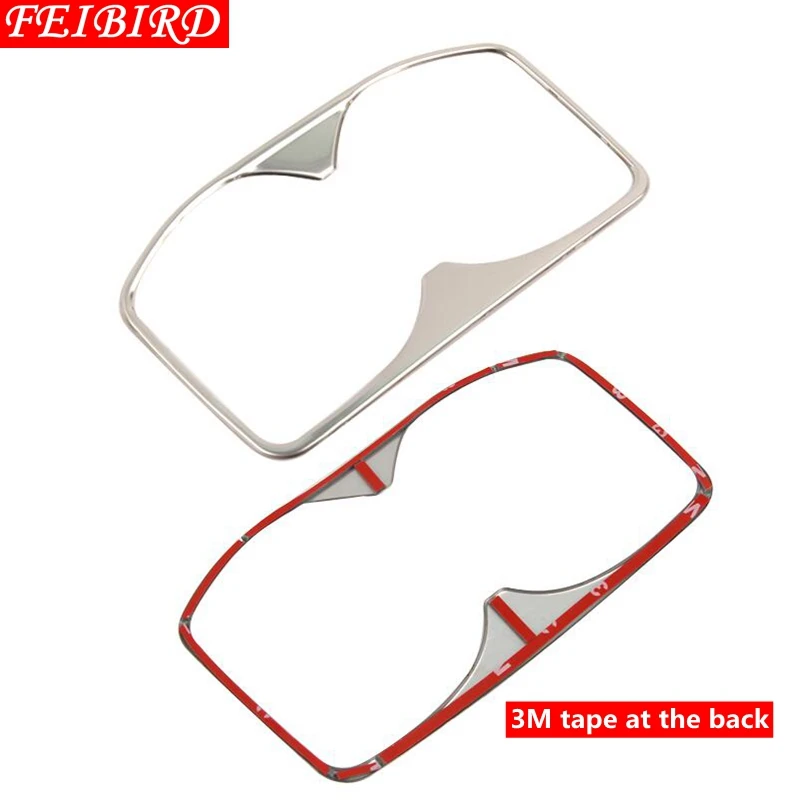 

Water Cup Holder Frame Panel Molding Cover Kit Trim Matte Carbon fiber For Peugeot 5008 5008GT 2017 2018