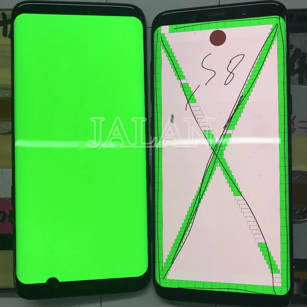 LCD Without Frame For Samsung S8 G950 Display Touch Screen Replacement Install Repair With Small Spot | Мобильные телефоны и