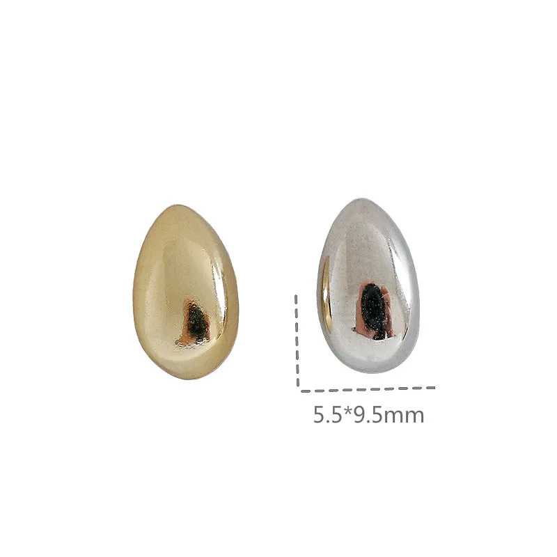 Женские серьги-гвоздики Flyleaf простые блестящие серьги из стерлингового серебра