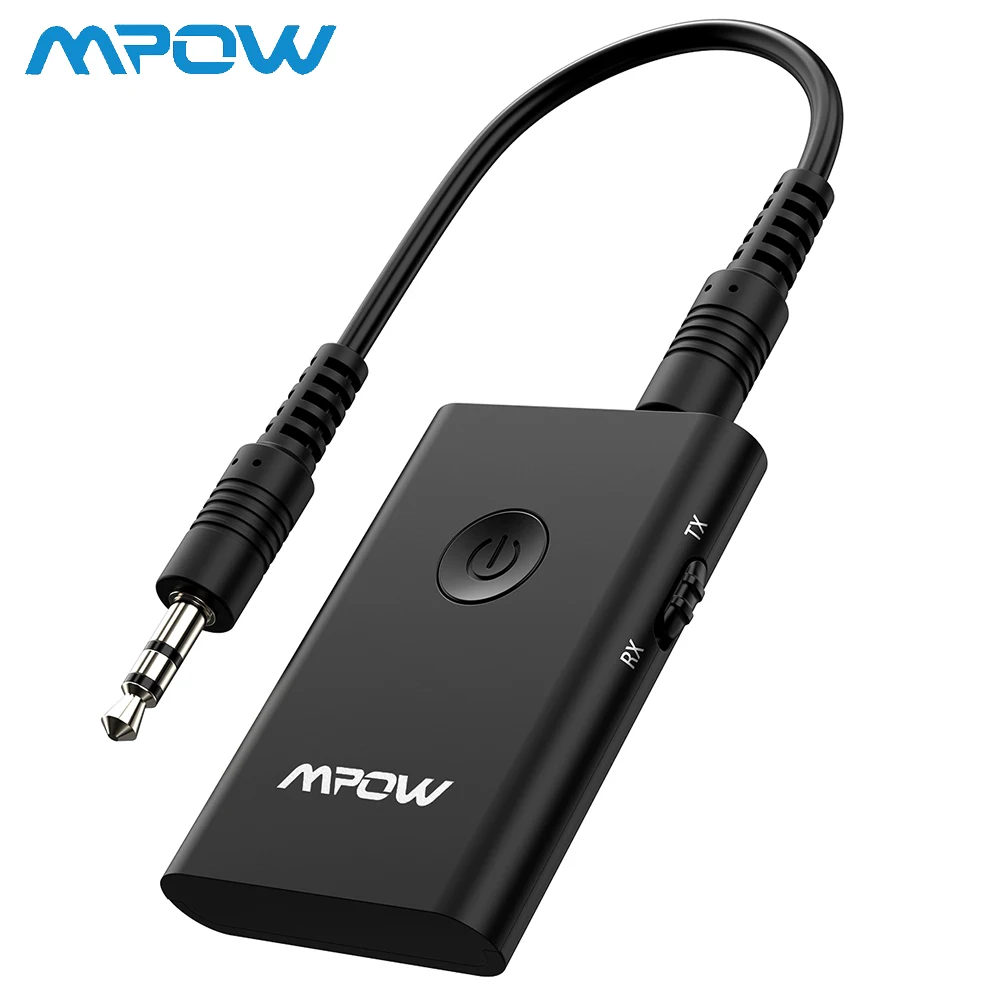 Портативный Bluetooth передатчик Mpow 2 в 1 беспроводной Aux адаптер 3 5 мм с поддержкой