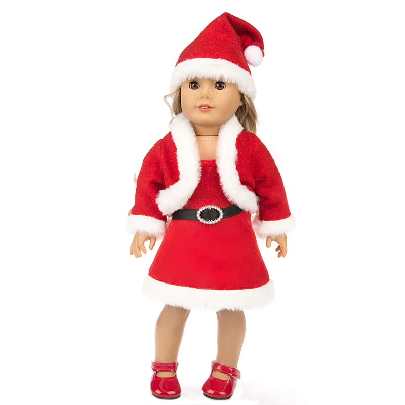 

Christmas set Fit for American Girl Doll Clothes 18-inch Doll , Christmas Girl Gift(only sell clothes)